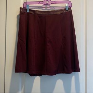 The Limited Burgundy Skirt